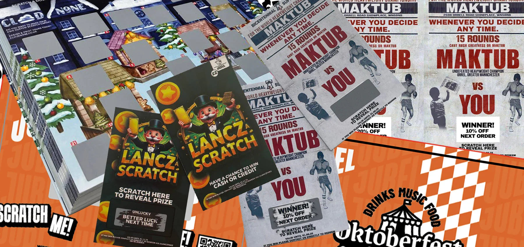 Custom printed business cards with scannable qr code