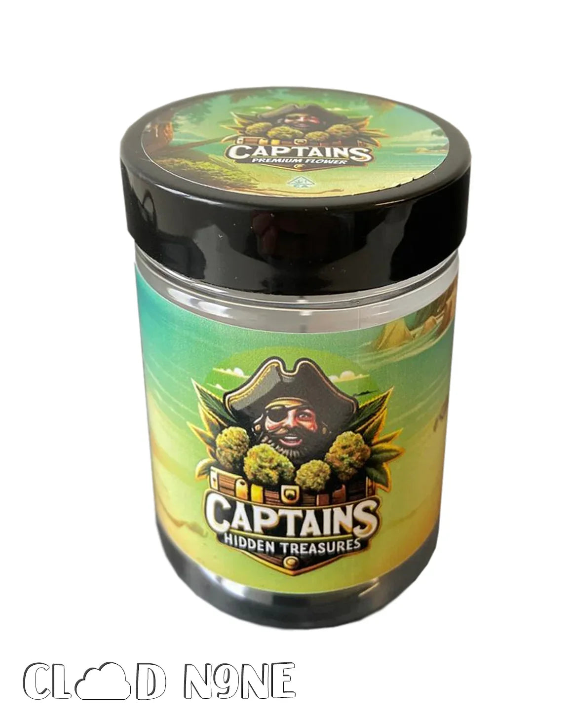 Custom Labelled Plastic 100ml Jars