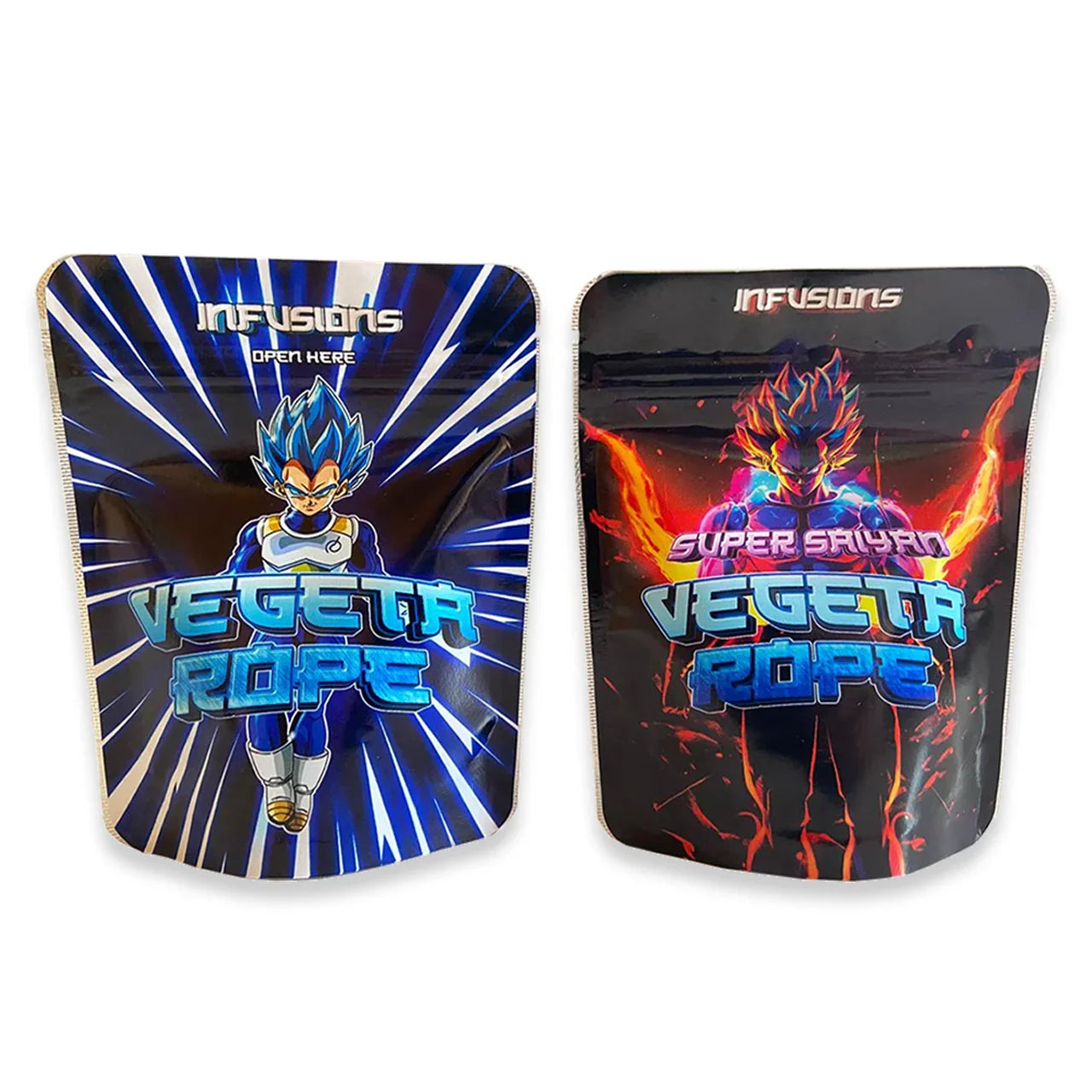 Sachets Mylar personnalisés - Étiquetés