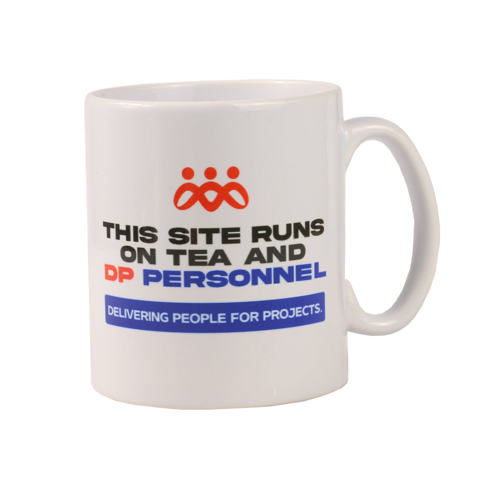 Custom print mug with logo for business branding
