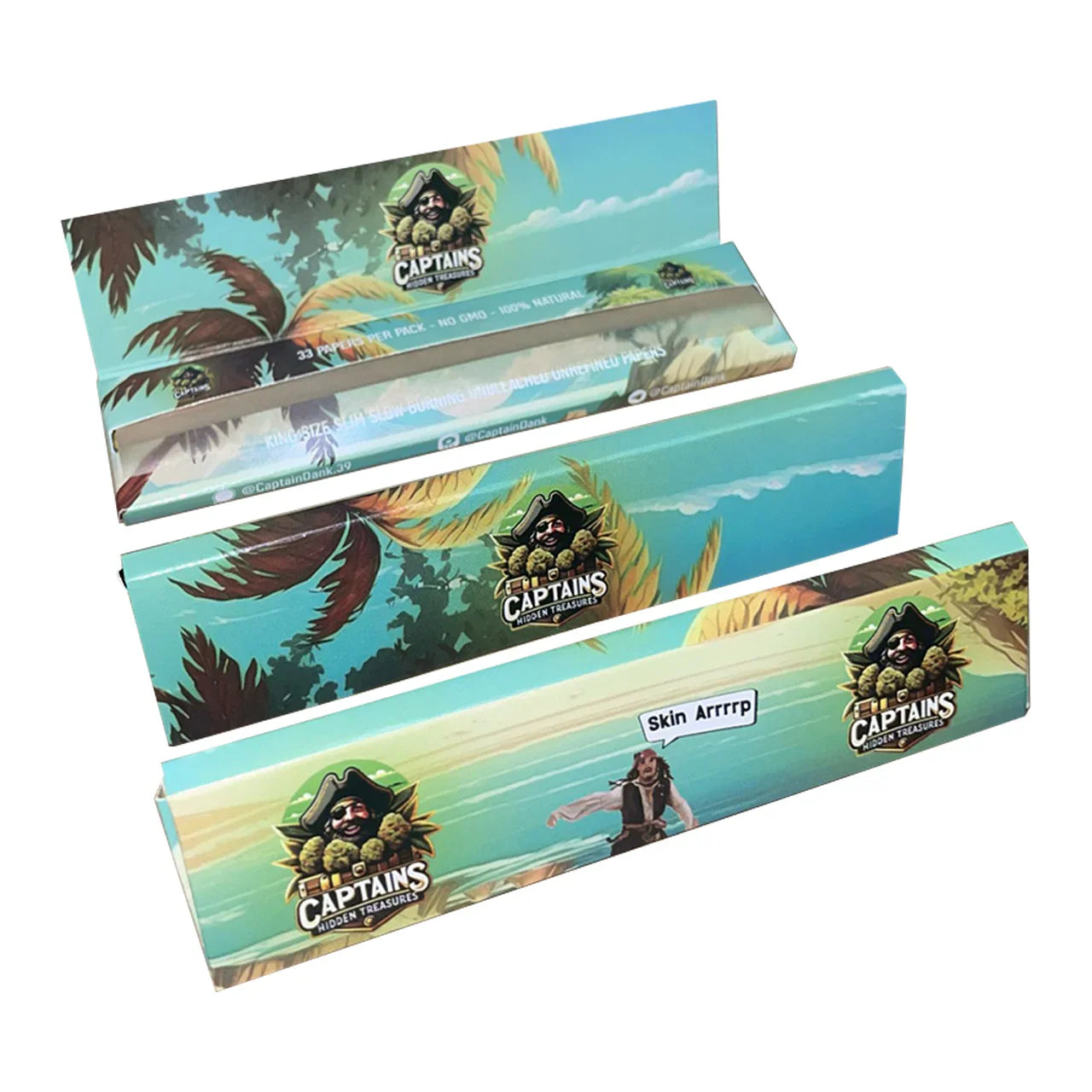 Custom rolling papers, personalised king sized booklets printed with your design