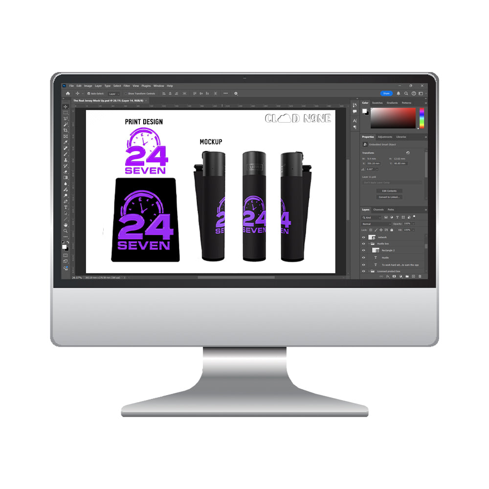 Personalized clipper lighters with custom design, custom clipper lighter design service 