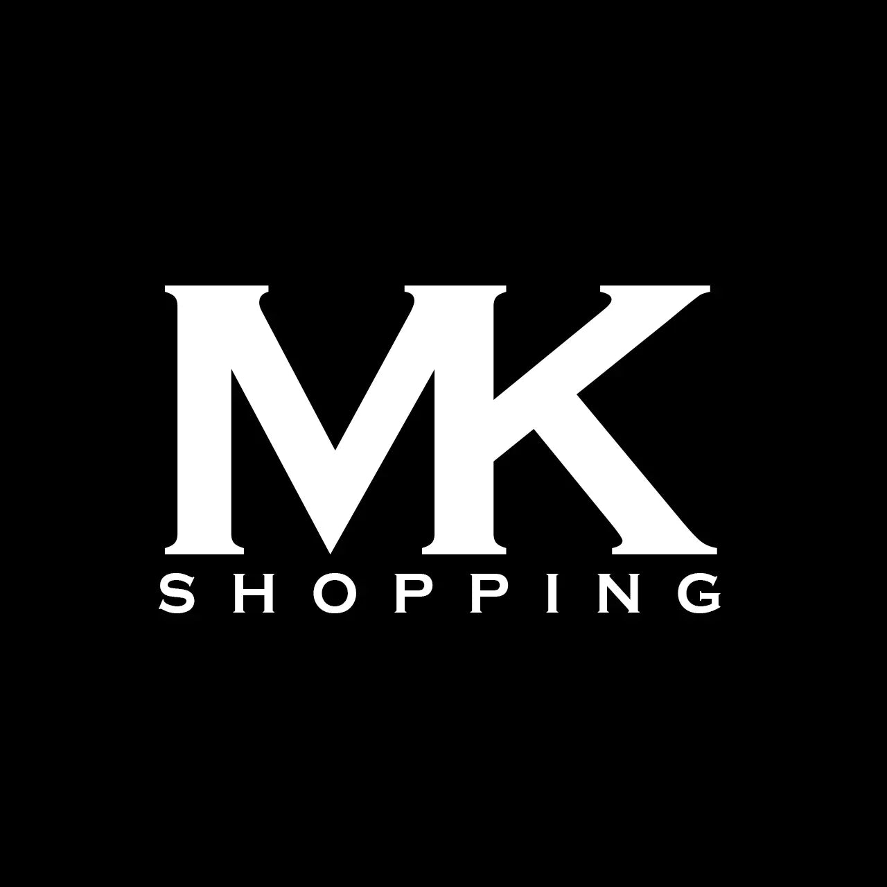 Professional logo design service for MK Shopping logo with 'MK' in white on a black background