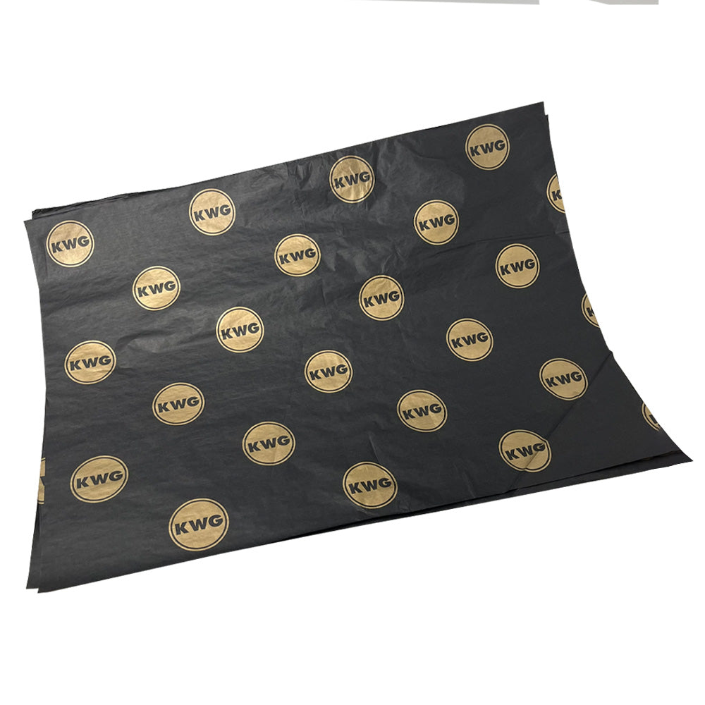 Custom printed tissue paper custom grease proof paper for brands and retail, featuring high quality designs, eco friendly materials and premium finishes to enhance unboxing and brand visibility