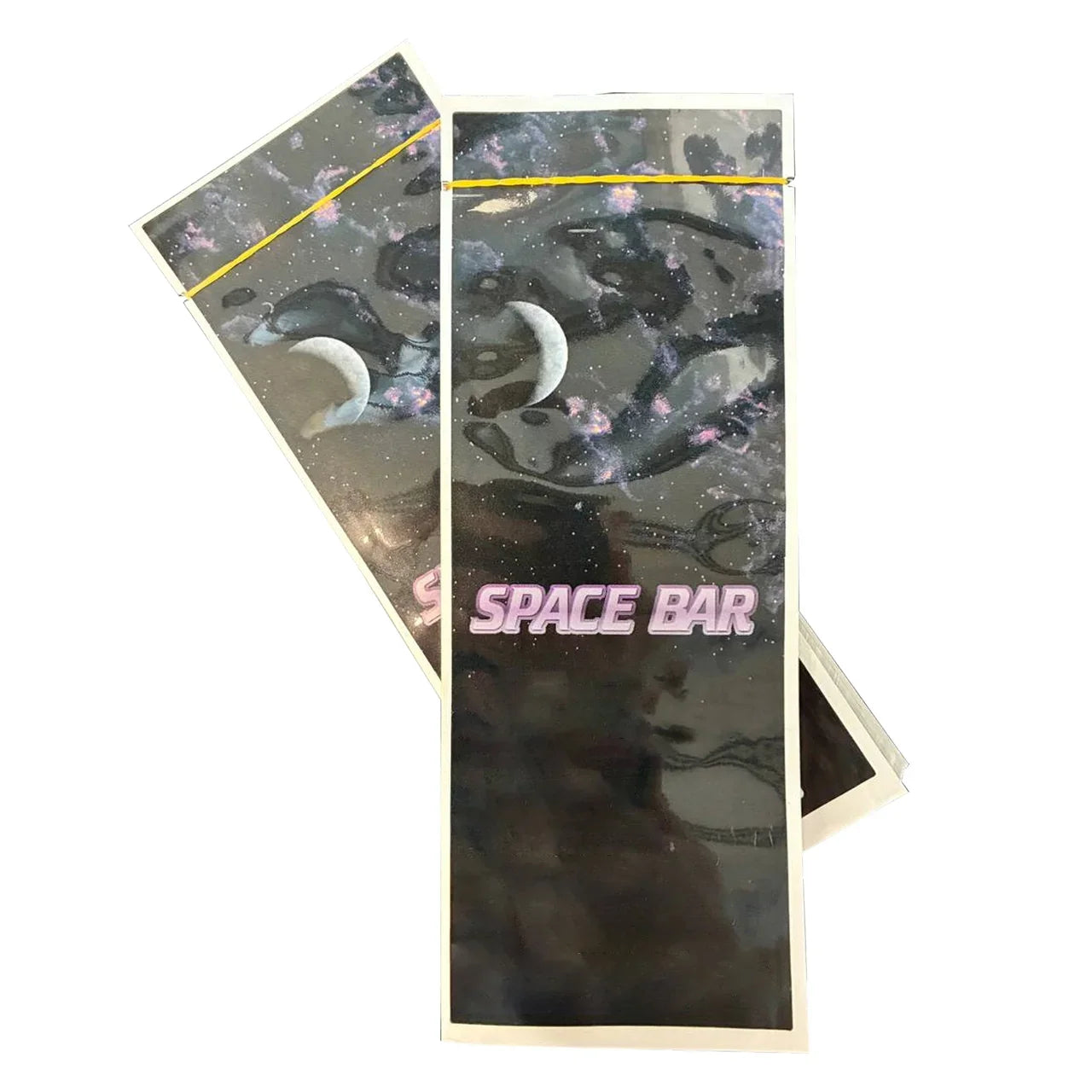 Custom vape mylar bag with branded sticker label packaging