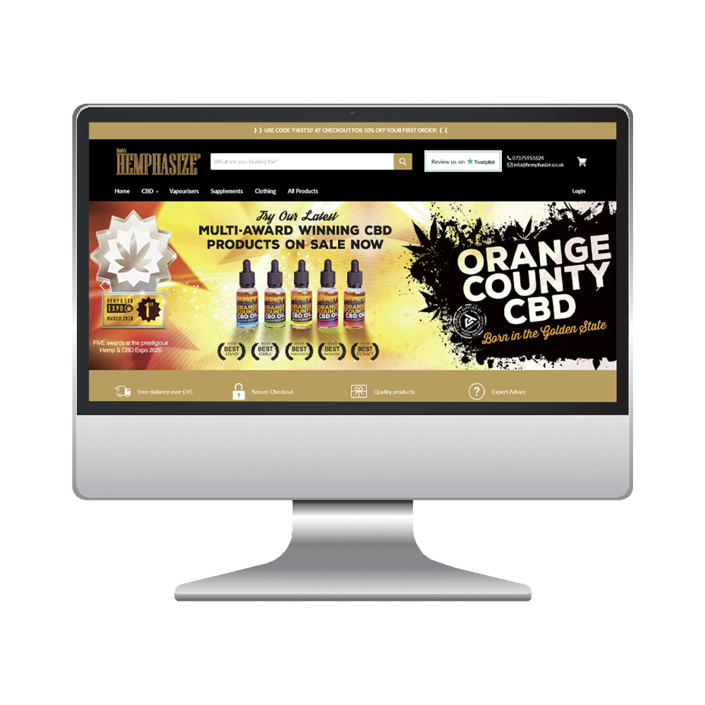 Web design services example custom designed website for business