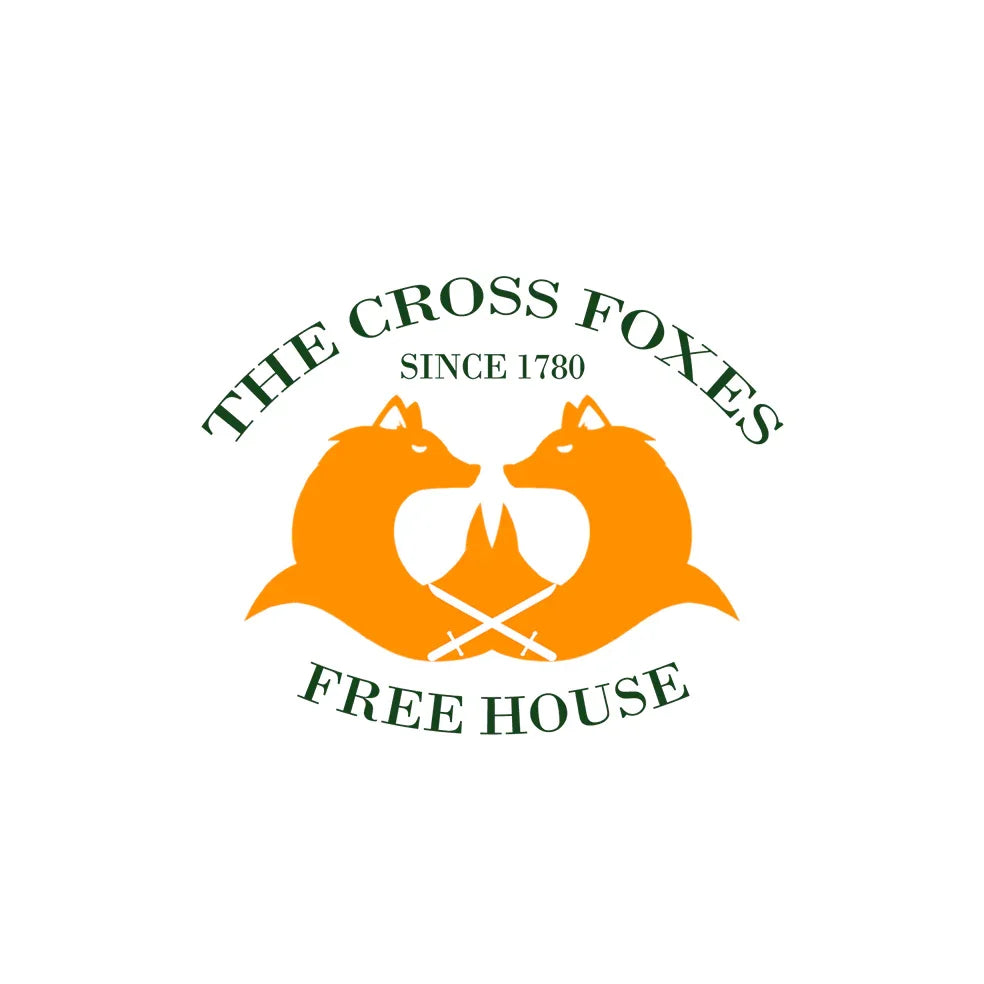 Modernised pub sign logo design 