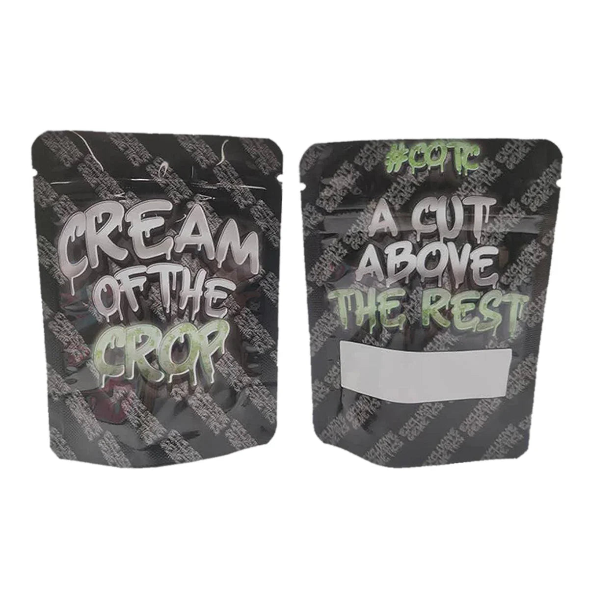 High-quality custom mylar bags with full-color digital printing.